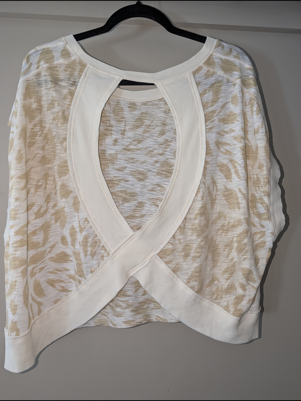 Free People Movement My Time Printed Tee In leopard Size Med - Picture 2 of 5